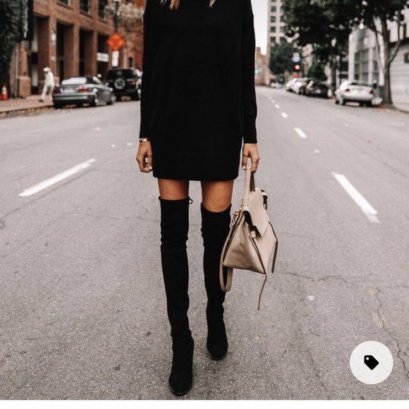 Lace up over the knee boots - Picture 2 of 7